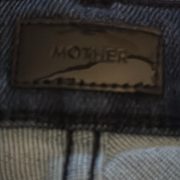 MOTHER The Insider Crop Denim Blue Jeans Stretchy Size 26 Casual Luxury Mid Rise - Picture 6 of 9